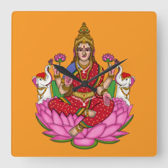 Gudinna Lakshmi Väggur (Framsida)