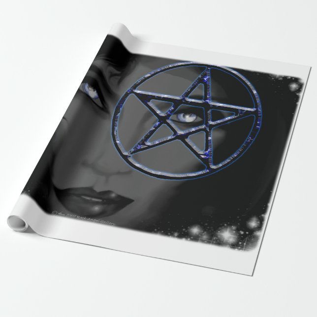 Gudinna Pentacle Presentpapper (Utrullad)