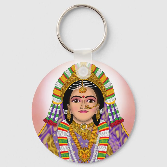 Gudinna Radha Nyckelring (Framsida)