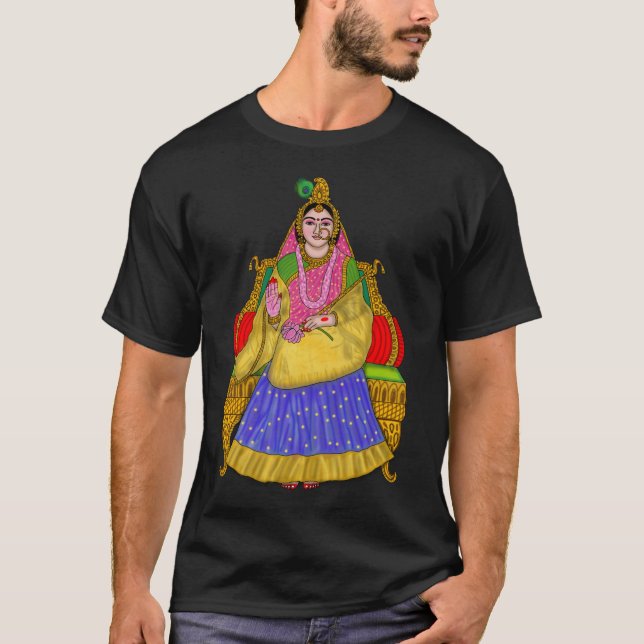 Gudinna Radha T-Shirts (Framsida)