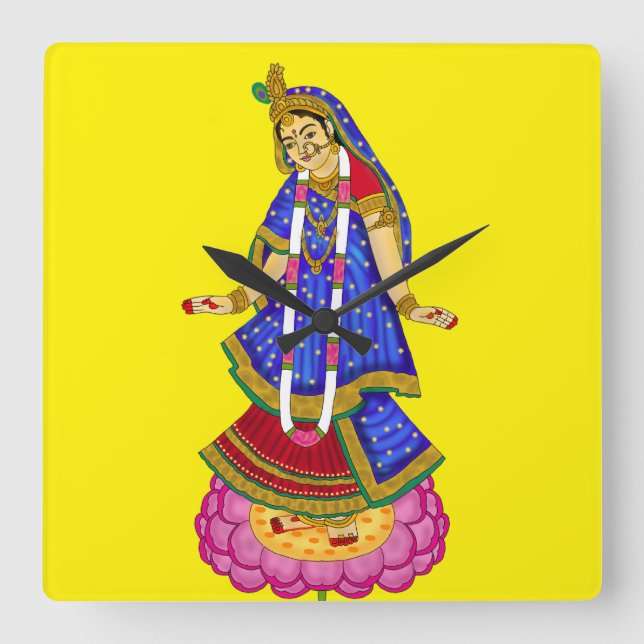 Gudinna Radha Väggur (Framsida)
