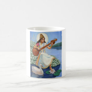 Gudinna Sarasvati Kaffemugg