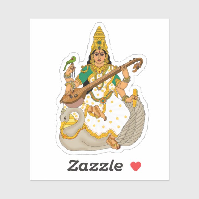 Gudinna Saraswati dekal (Ark)