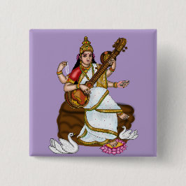 Gudinna Saraswati-knapp Knapp