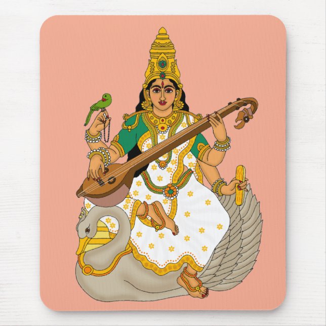 Gudinna Saraswati Musmattor (Framsidan)