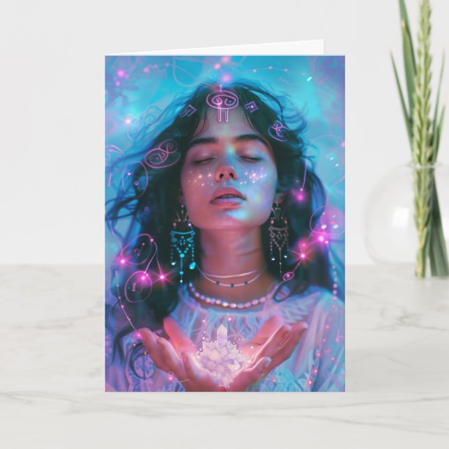 *~* Gudinna SC4 Kristall Blank Tack Kort (Framsida)