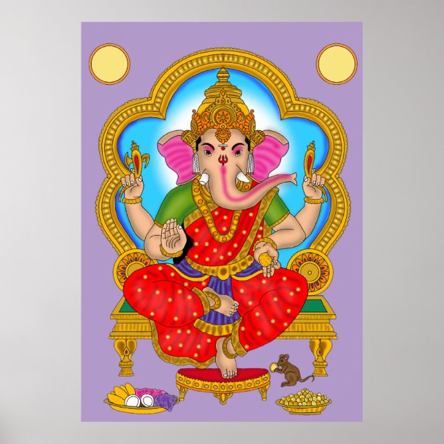 Gudinna Vinayaki Affisch (Framsidan)