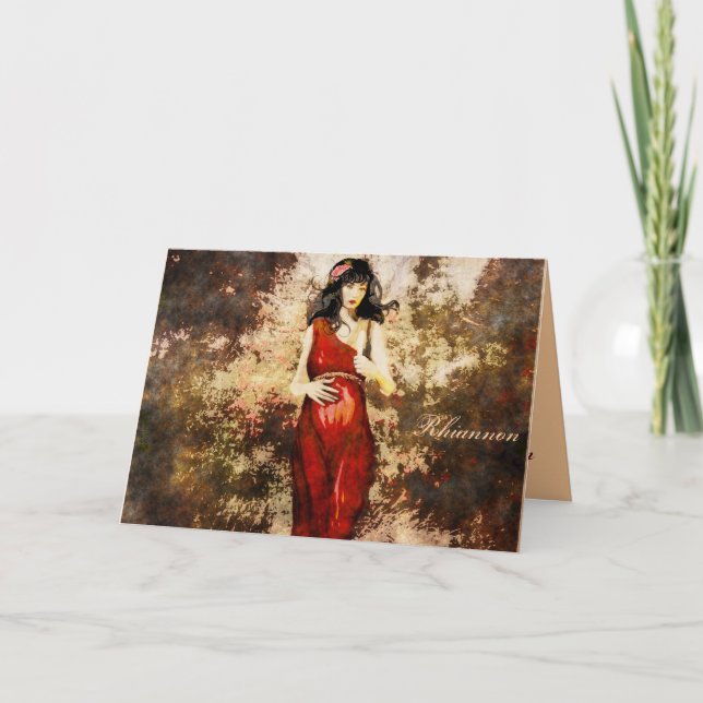 Gudinnafödelsedag Kort (Framsida)