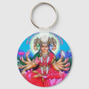 GudinnaGayatri Devi gudom Nyckelring