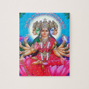 GudinnaGayatri Devi gudom Pussel