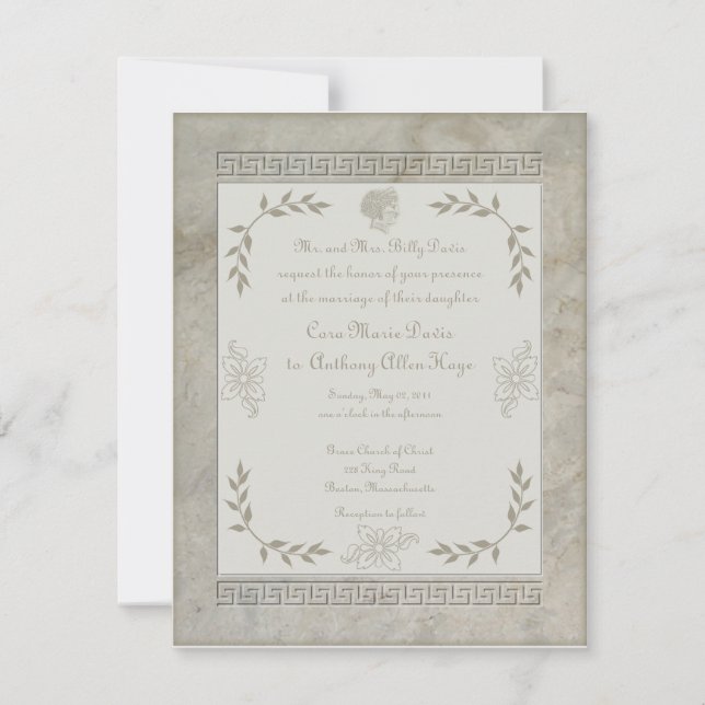 GudinnaJuno latin formulerar tillsammans till och Inbjudningar (Framsida)