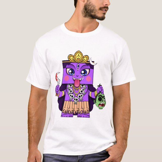 GudinnaKali T-tröja Tee Shirt (Framsida)