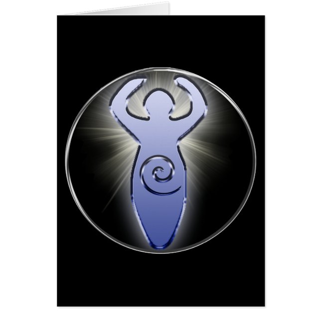 Gudinnakortet Hälsningskort (Framsidan)