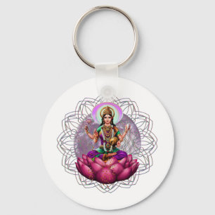 GudinnaLakshmi mandala Nyckelring