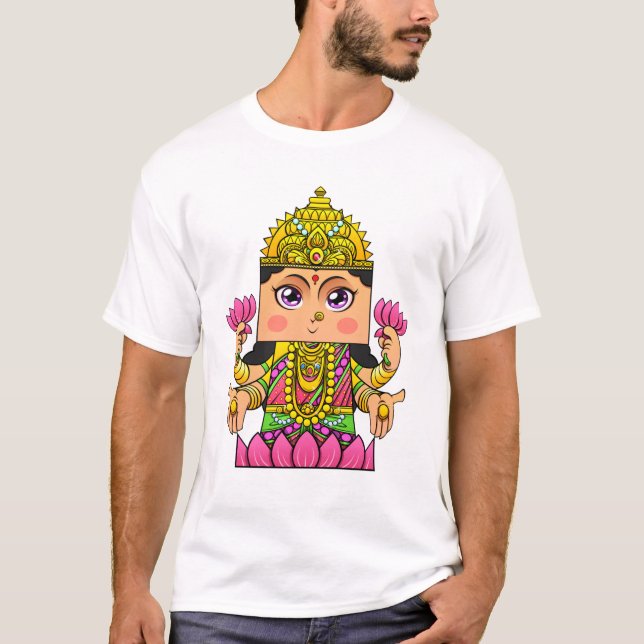 GudinnaLakshmi T-tröja T-shirt (Framsida)