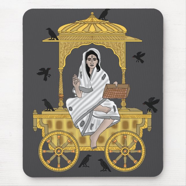 Gudinnan Dhumavati  Musmatta (Framsidan)