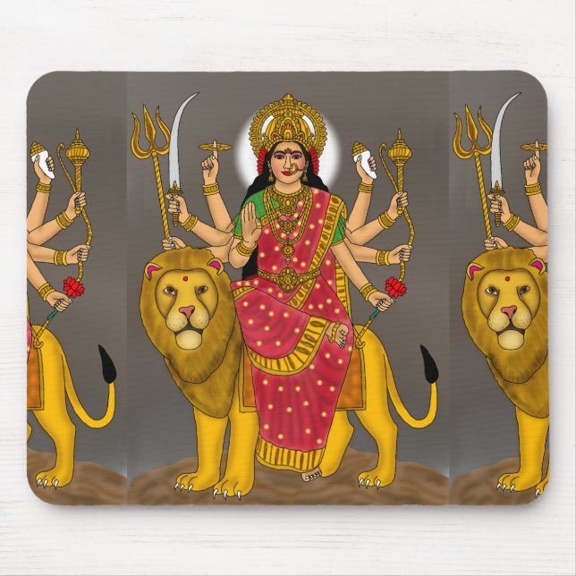 Gudinnan Durga Musmattor (Framsidan)