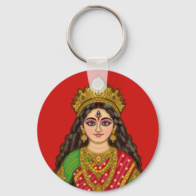 Gudinnan Durga Nyckelring (Framsida)