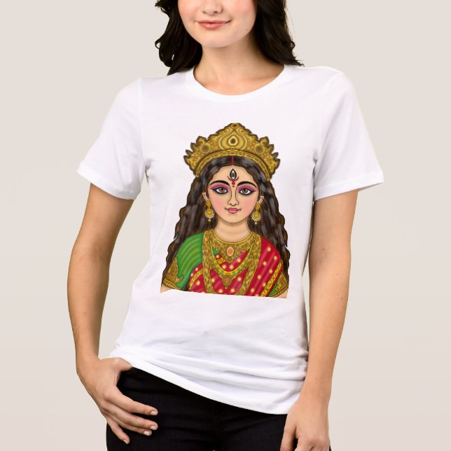 Gudinnan Durga T-Shirt (Framsida)