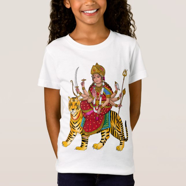 Gudinnan Durga T-Shirt (Framsida)