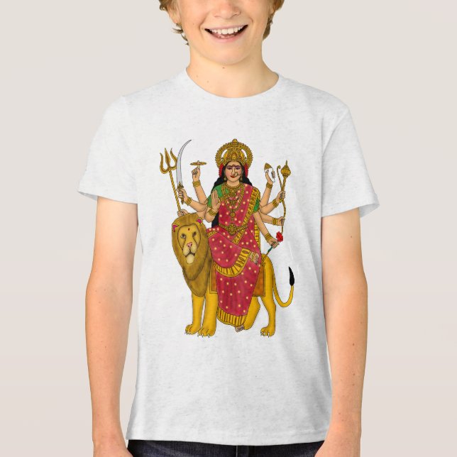 Gudinnan Durga T-Shirt (Framsida)