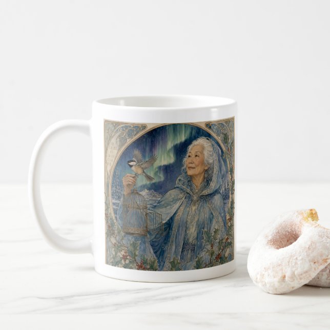 Gudinnan Elli - Nåde och Vishet Kaffemugg (Med munk)