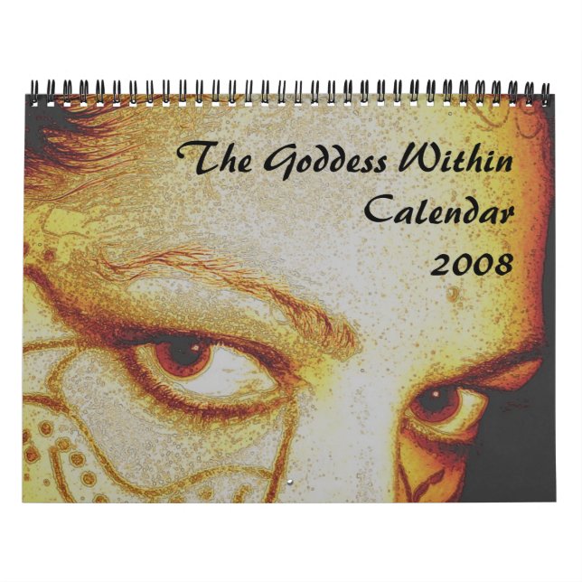 Gudinnan inom kalendern 2008 kalender (Omslag)