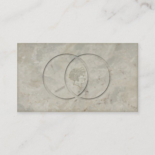 Gudinnan Juno mellan vigsel symbol plats kort (Framsida)