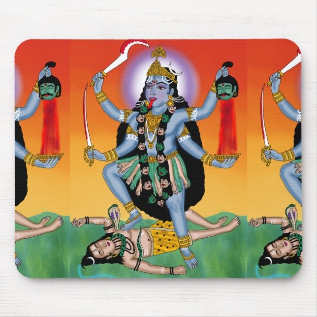 Gudinnan Kali Musmatta (Framsidan)