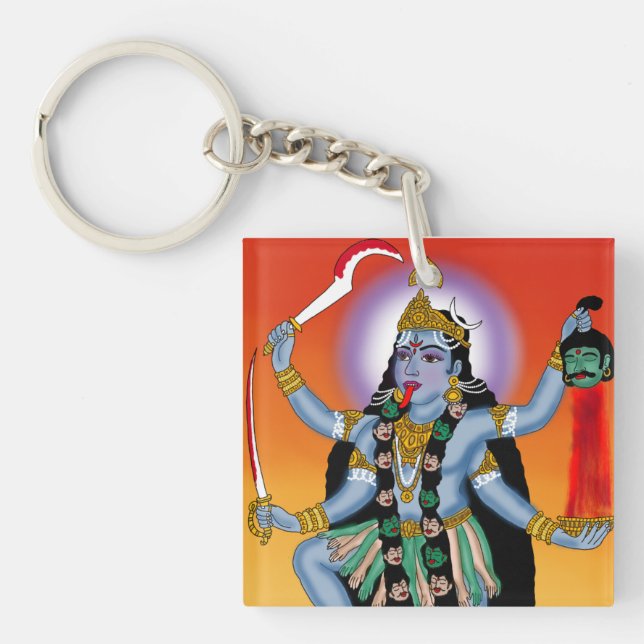 Gudinnan Kali Nyckelring (Framsidan)