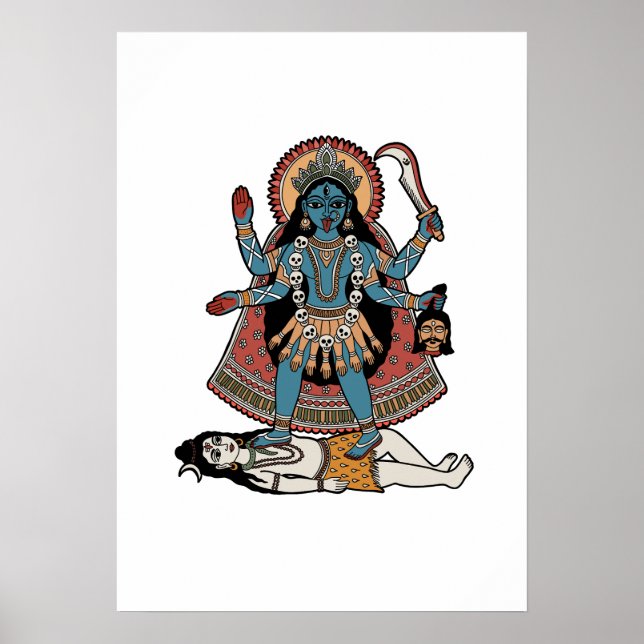 Gudinnan Kali Poster (Framsidan)