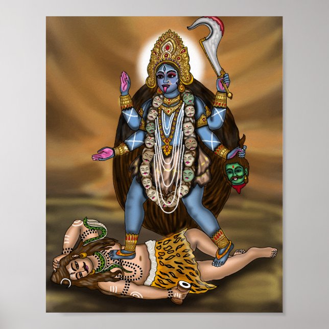 Gudinnan Kali  Poster (Framsidan)