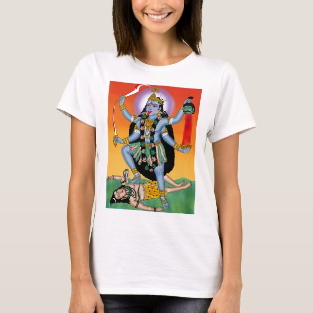 Gudinnan Kali T-Shirt (Framsida)
