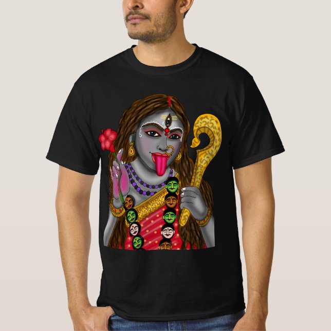 Gudinnan Kali T-Shirt (Framsida)