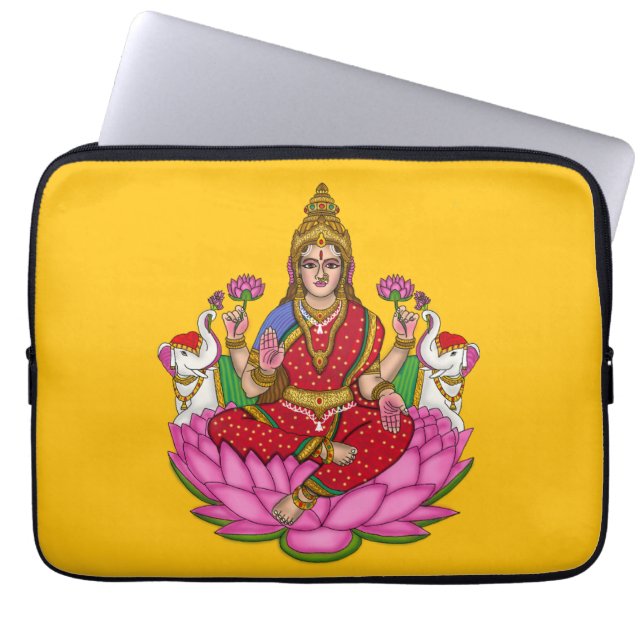 Gudinnan Lakshmi  Laptop Fodral (Framsidan)