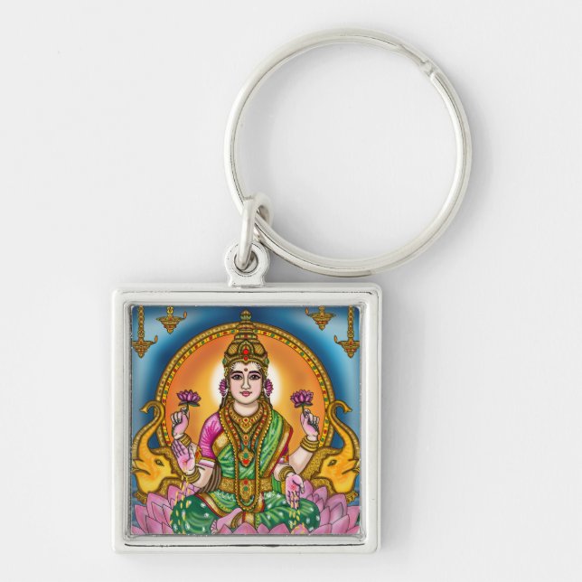Gudinnan Lakshmi Nyckelring (Framsidan)