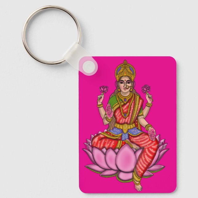 Gudinnan Lakshmi Nyckelring (Framsida)