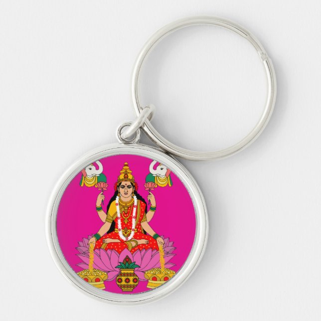 Gudinnan Lakshmi Nyckelring (Framsidan)