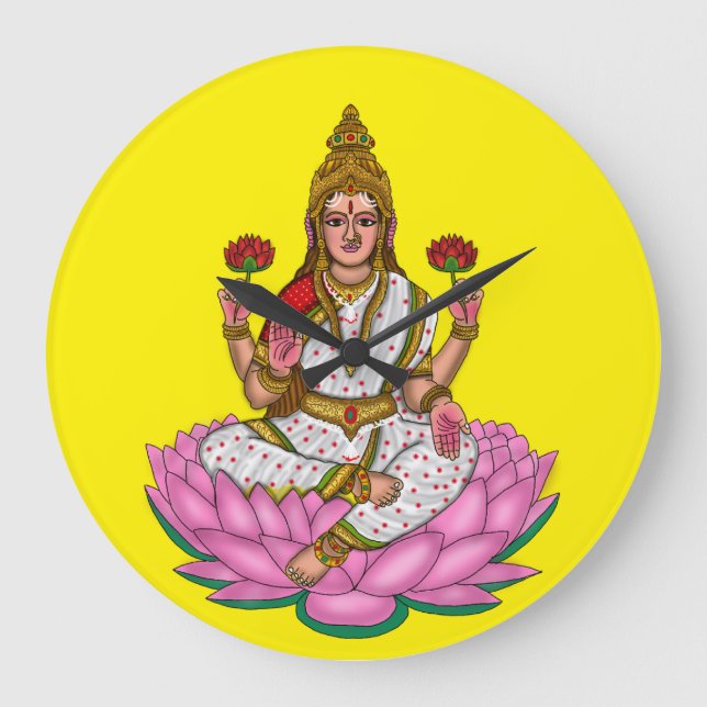 Gudinnan Lakshmi Väggur (Framsida)