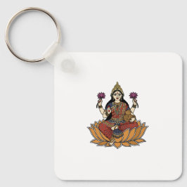 Gudinnan Laxmi Nyckelring