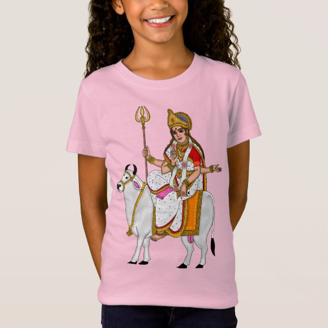 Gudinnan Mahagauri T-Shirt (Framsida)