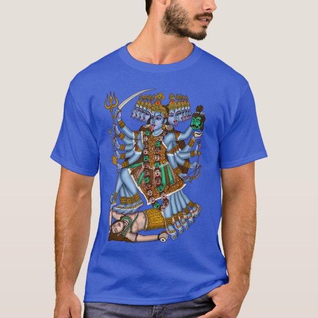 Gudinnan Mahakali T-Shirt (Framsida)