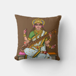 Gudinnan Saraswati Kudde