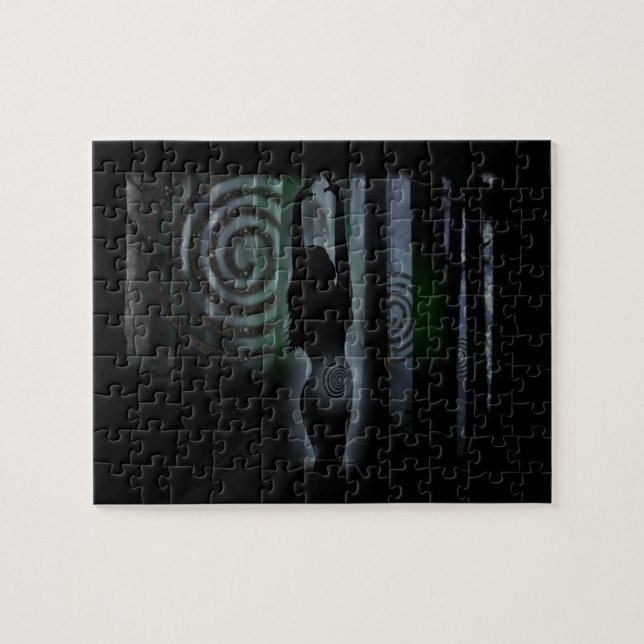 Gudinnans spiral pussel (Horisontell)