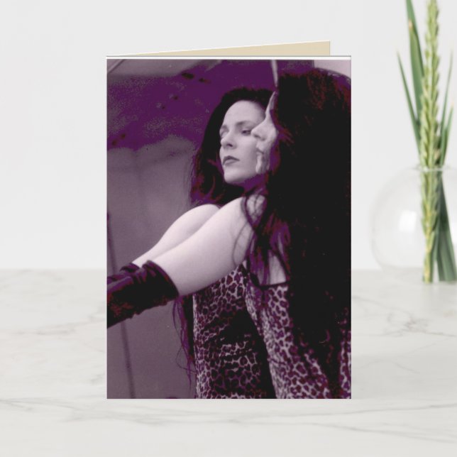 Gudinnarosmarinvälsignelser! Kort (Framsida)