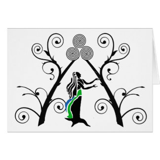 Gudinnavälsignelser Hälsningskort