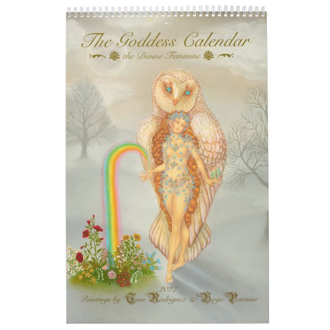 Gudinnekalender 2027 gudomlig feminin kalender (Omslag)