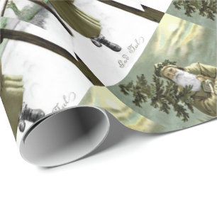 GudJul svensk Santa Presentpapper