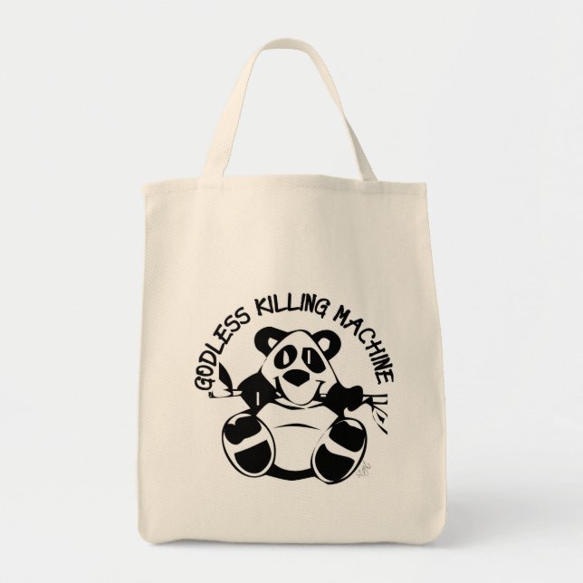 GUDLÖS DÖDANDEMASKINPANDA TYGKASSE (Framsidan)