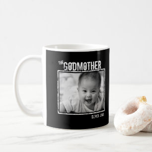 GudModer   Personlig Photo och Namn Black Kaffemugg